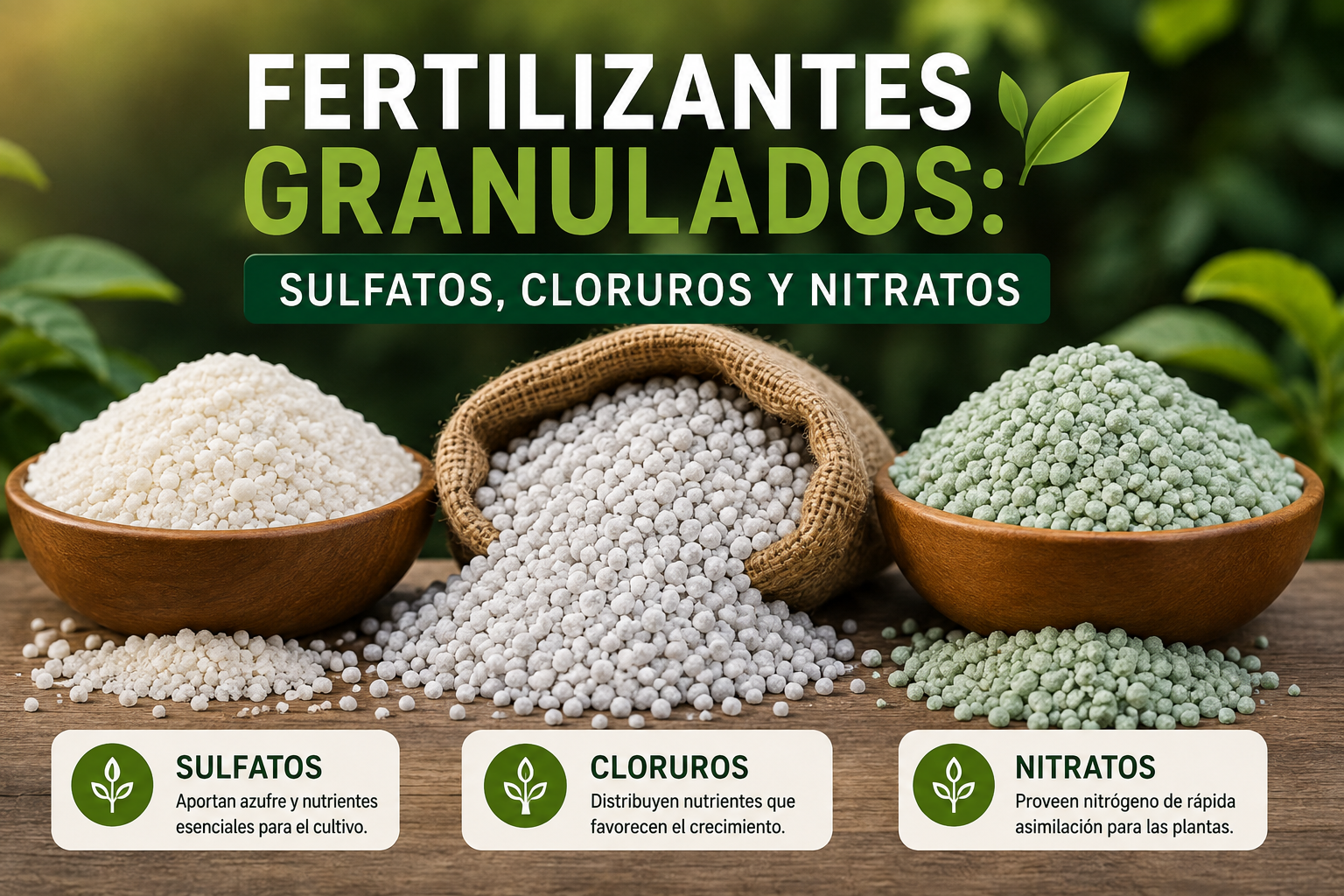 Fertilizantes Granulados Agrícolas